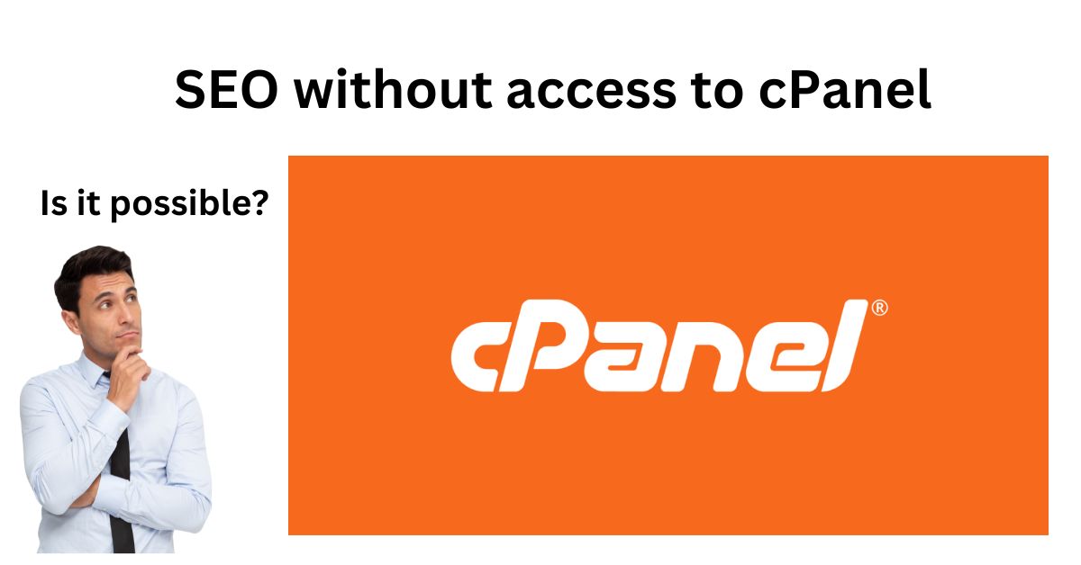 SEO without access to cPanel