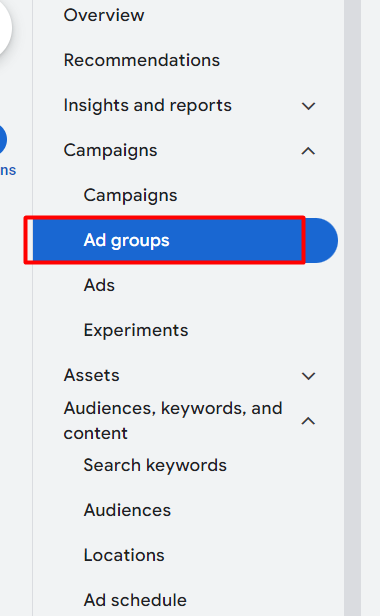 ad groups in google ads