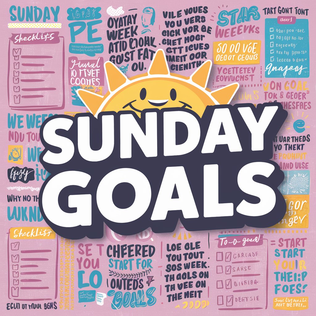 Sunday Goals post idea