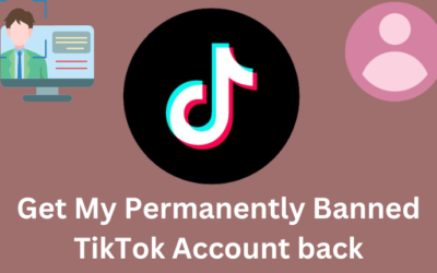 Get Your Permanently Banned TikTok Account Back